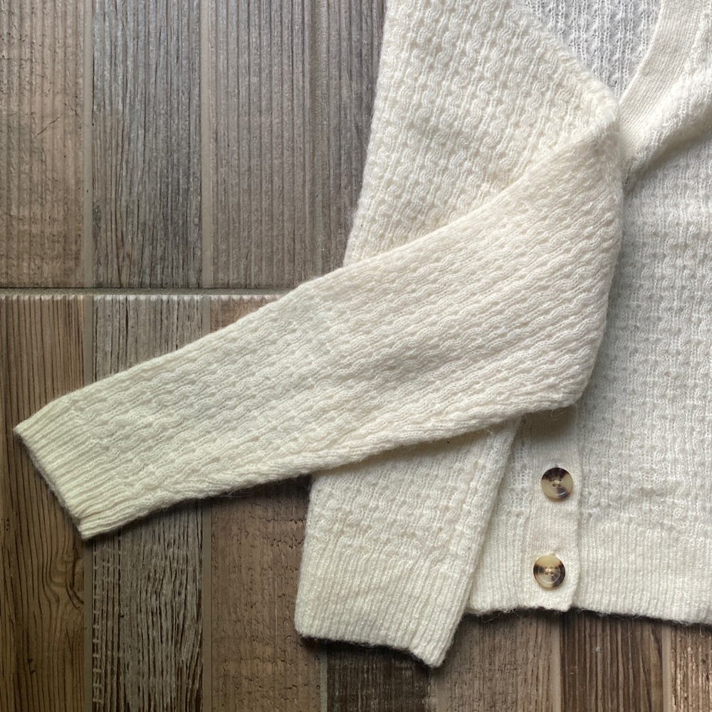 Madewell Ivory Button-Up Cardigan - Picture 5 of 6